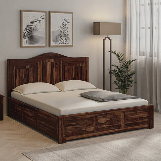 PRITI : Meaux Sheesham King Bed