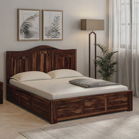 PRITI : Meaux Sheesham King Bed