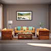 Florence Solid Wood Sofa Set