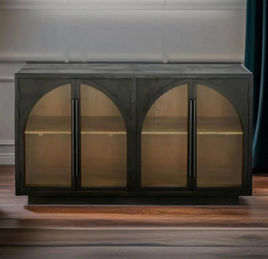 Durban Wooden 4 Door Sideboard