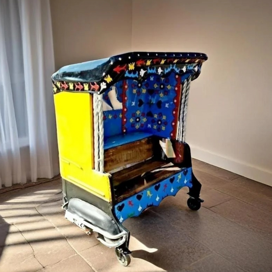 Priti Jodhpur Auto Taxi Upcycled Bench Sofa