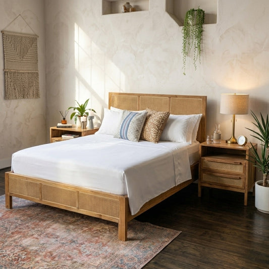PRITI Rattan Bed