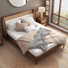 PRITI  Sheesham Wood Vintage Luxury Standard Rattan Cane Bed