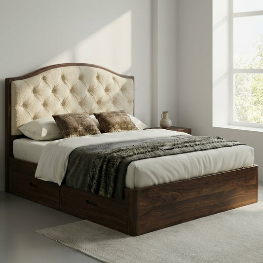 PRITI Premium Sheesham Wood Bed