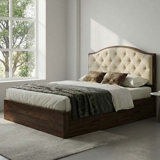PRITI Premium Sheesham Wood Bed