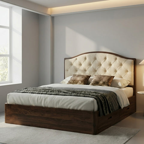 PRITI Premium Sheesham Wood Bed