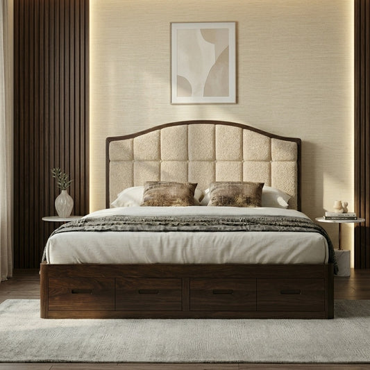 PRITI Premium Sheesham Wood Bed