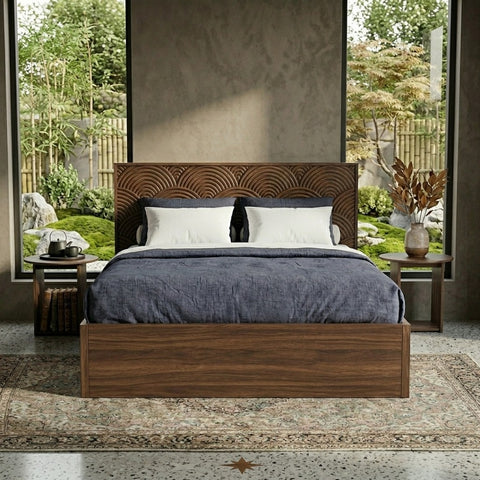 PRITI Premium Sheesham Wood Bed