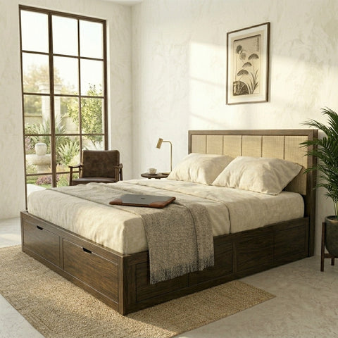 PRITI Premium Sheesham Wood Bed