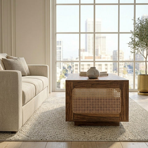 PRITI Solid Wood Coffee Table for Living Room
