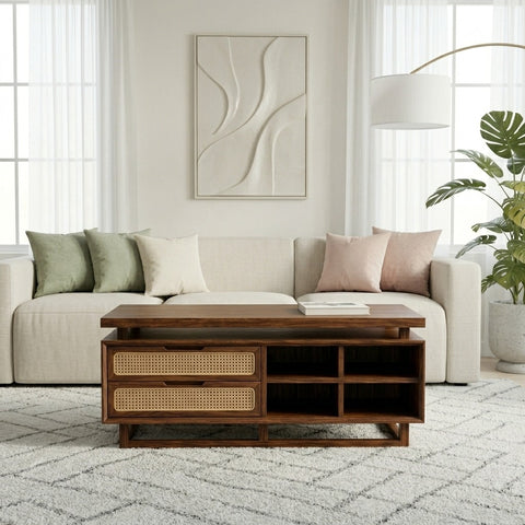 PRITI Solid Wood Coffee Table for Living Room
