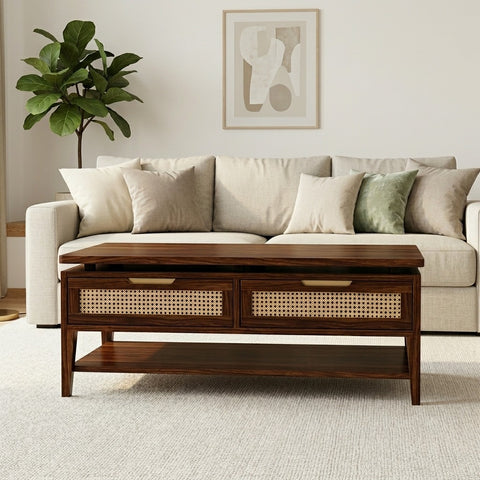 PRITI Solid Wood Coffee Table for Living Room