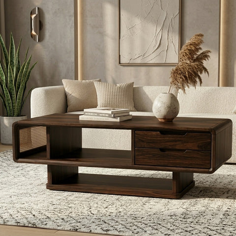 PRITI Solid Wood Coffee Table for Living Room