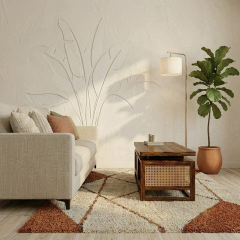 PRITI Solid Wood Coffee Table for Living Room