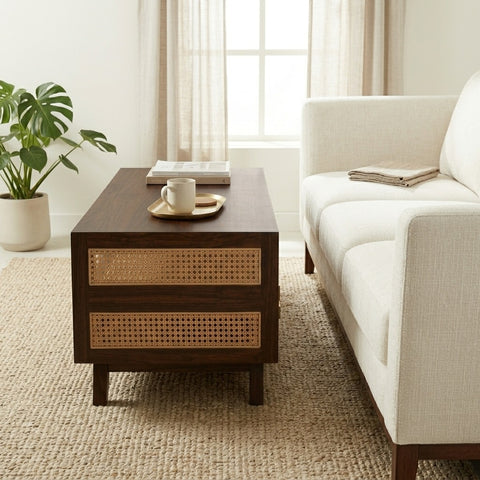 PRITI Solid Wood Coffee Table for Living Room