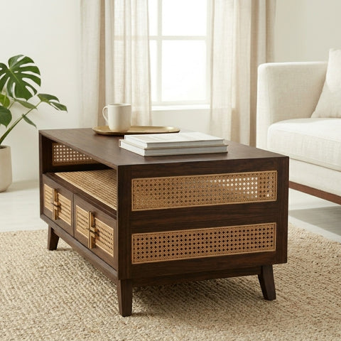 PRITI Solid Wood Coffee Table for Living Room
