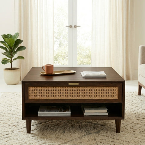 PRITI Solid Wood Coffee Table for Living Room