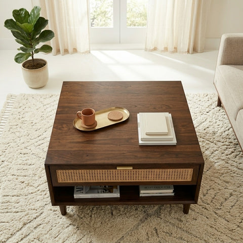 PRITI Solid Wood Coffee Table for Living Room
