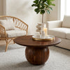 PRITI Solid Wood Coffee Table |Coffee Table for Living Room | Solid Wood Centre Table