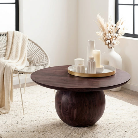 PRITI Solid Wood Coffee Table |Coffee Table for Living Room | Solid Wood Centre Table