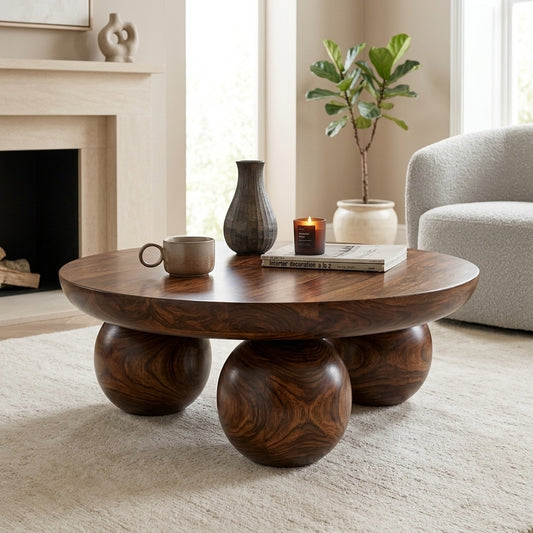 PRITI Solid Wood Coffee Table for Living Room
