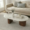 PRITI Wooden Centre Table | Wooden Coffee Table for Living Room