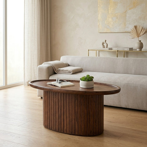 PRITI Sheesham Wood Coffee Table for Living Room