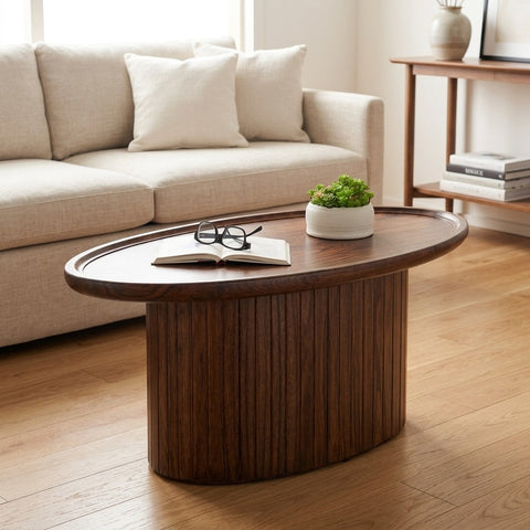 PRITI Sheesham Wood Coffee Table for Living Room