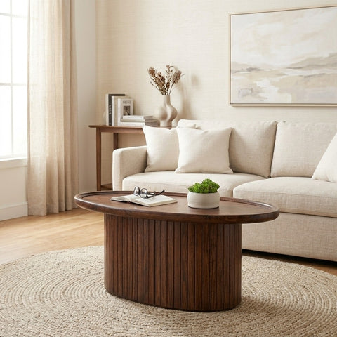 PRITI Sheesham Wood Coffee Table for Living Room
