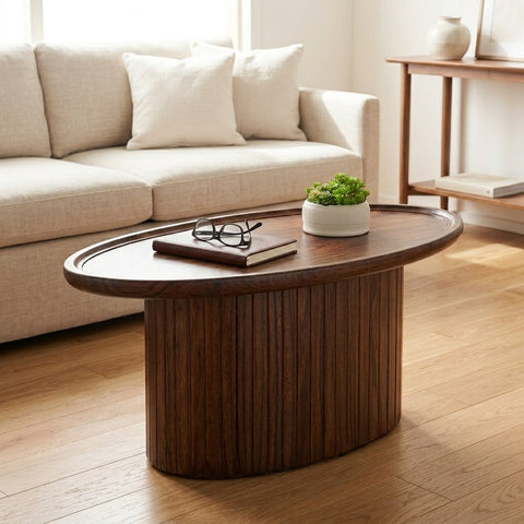 PRITI Sheesham Wood Coffee Table for Living Room