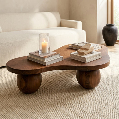 PRITI Solid Wood Coffee Table for Living Room