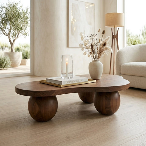 PRITI Solid Wood Coffee Table for Living Room