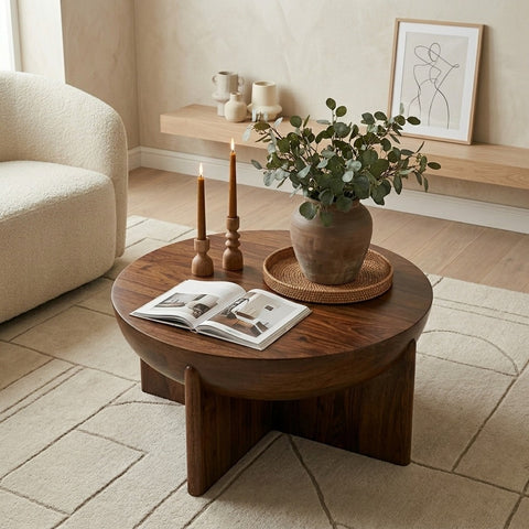 PRITI Wooden Frame Coffee Table