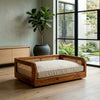 PRITI Solid Sheesham Wood Pet Daybed | Cat Bed | Dog Bed