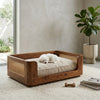 PRITI Solid Sheesham Wood Pet Daybed | Cat Bed | Dog Bed