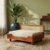 PRITI Solid Sheesham Wood Pet Daybed | Cat Bed | Dog Bed