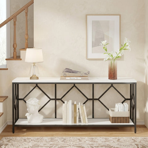 PRITI Metal Console Table