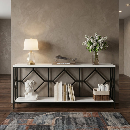 PRITI Metal Console Table
