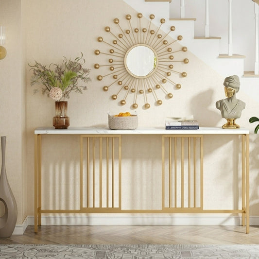 PRITI Metal Console Table
