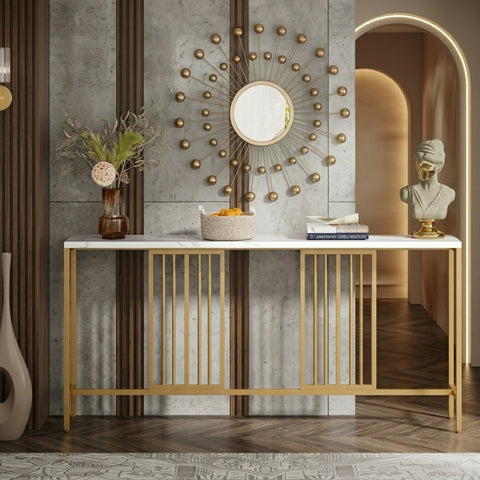 PRITI Metal Console Table