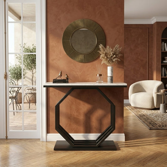 PRITI Metal Console Table