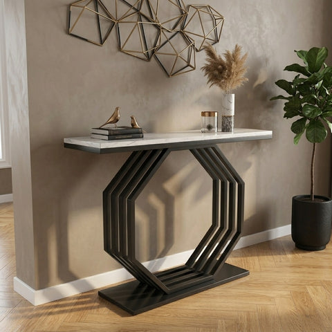 PRITI Metal Console Table