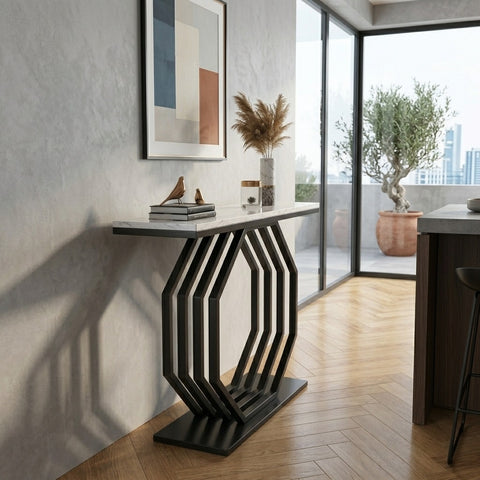 PRITI Metal Console Table