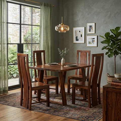 PRITI Sheesham Wood dining table set