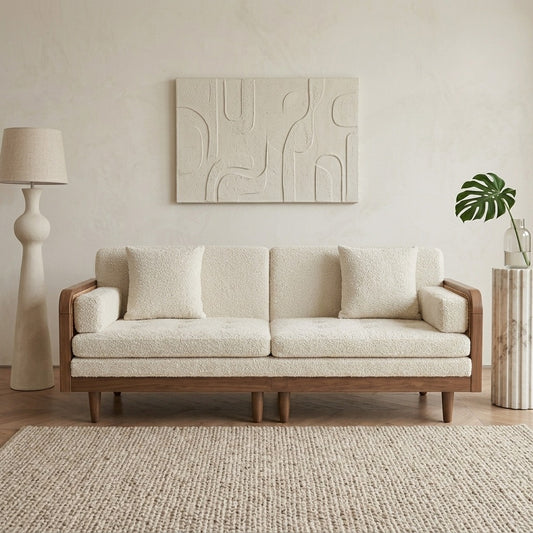 PRITI WOOD Solid Wood Sofa Cum Bed with Trundle