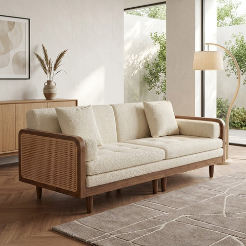 PRITI WOOD Solid Wood Sofa Cum Bed with Trundle