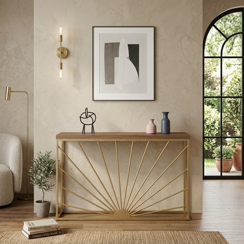 PRITI Metal Console Table