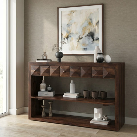PRITI Sheesham Wood Console Table for Living Room