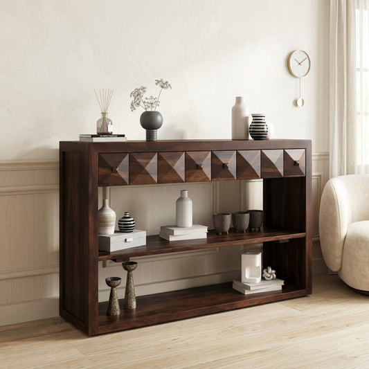PRITI Sheesham Wood Console Table for Living Room