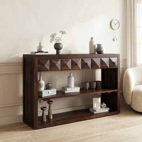 PRITI Sheesham Wood Console Table for Living Room